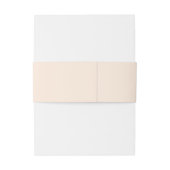 Elegant, beige-perzik, pastel, bloemboeket uitnodigingen wikkel (Achterkant Voorbeeld)