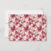 Elegant Beige RSVP Card (Dos)