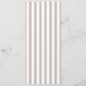 Elegant Beige Wedding Menu (Dos)