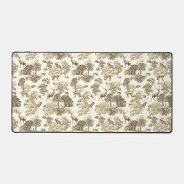 Elegant Beige witte hertentoilet Bureaumat