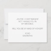 Elegant Bent u mijn woordvoerder? Kaart (Achterkant)