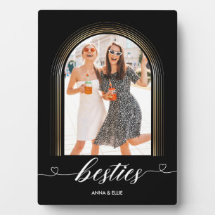 Elegant Besties Foto Keepslag Modern Gold Lijst Fotoplaat
