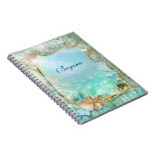 Elegant betoverd onder het Zee Notitieboek Journal (Rechterzijde)