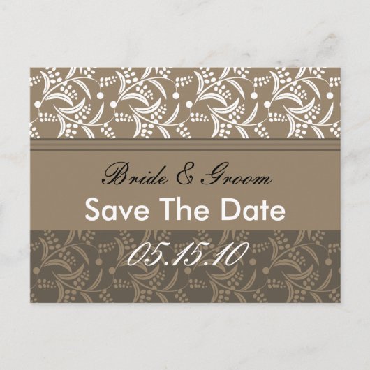 Elegant Bewaar de datum Briefkaarten (Voorkant)