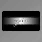 Elegant bewerkbaar monogramschrift schrijven | Bla Etiket