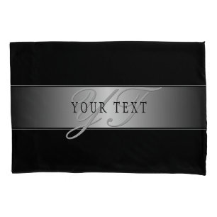 Elegant bewerkbaar monogramschrift schrijven Bla Kussensloop