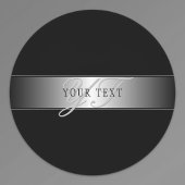 Elegant bewerkbaar monogramschrift schrijven | Bla Labels