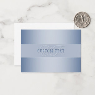 Elegant bewerkbaar monogramschrift schrijven Bla Notitiekaartje