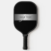 Elegant bewerkbaar monogramschrift schrijven | Bla Pickleball Paddle (Achterkant)