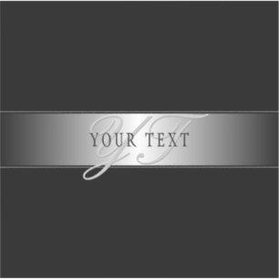 Elegant bewerkbaar monogramschrift schrijven   Bla Sticker