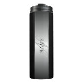 Elegant bewerkbaar monogramschrift schrijven | Bla Thermosbeker (Voorkant)