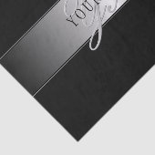 Elegant bewerkbaar monogramschrift schrijven | Bla Tissuepapier (Detail)