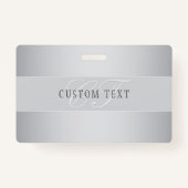 Elegant bewerkbaar monogramschrift schrijven | Gre Badge (Voorkant)