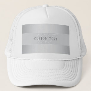 Elegant bewerkbaar monogramschrift schrijven Gre Trucker Pet