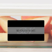 Elegant bewerkbaar script Bedrijfsnaam/andere teks Labels (Aangebracht)