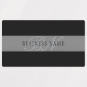 Elegant bewerkbaar script Bedrijfsnaam/andere teks Labels (Design 1)