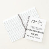 Elegant Bible Verse Prayer Journal Notitieboek (Binnen)