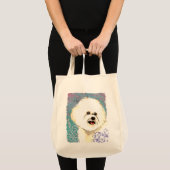 Elegant Bichon Frise Tote Bag (Voorkant (product))
