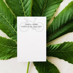 Élégant Bicycle simple Rétro Papeterie personnelle