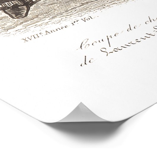 Elegant Biedermeier Gentlemen in Top Hats Poster (Hoek)