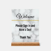 Elégant Bienvenue S'il vous plaît vous connecter A (Recto)