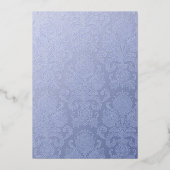 Élégant bijoux Mariage Foil Invitation (Verso)