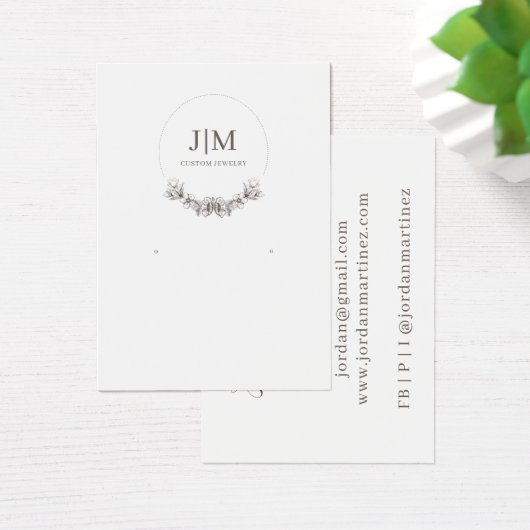 Élégant bijoux moderne Elevage Monogramme (Bureau)