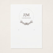 Élégant bijoux moderne Elevage Monogramme (Devant)