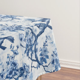 Elegant Bird and Tree Chinoiserie Table Hoesje Tafelkleed
