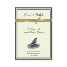 Elegant  Bird Brown Damask en Paars