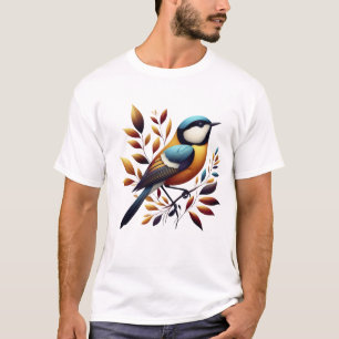 Elegant Bird Design T-shirt