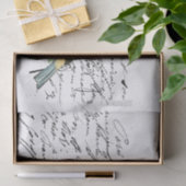 Elegant Bird Ephemera Tissuepapier (Geschenk)