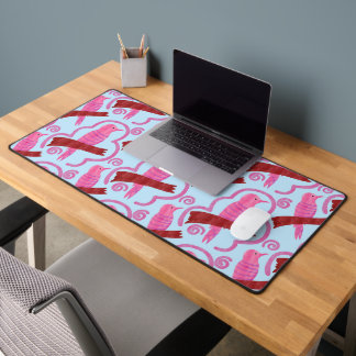 Elegant birds Pattern Desk Mat