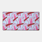 Elegant birds Pattern Desk Mat (Recto)