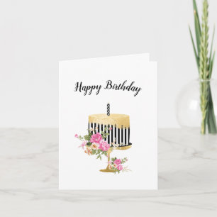 Elegant Birthday Kaart