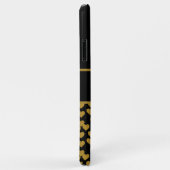Elegant Black and Gold Monogram Letter "T" Case-Mate iPhone Case (Achterkant/rechts)