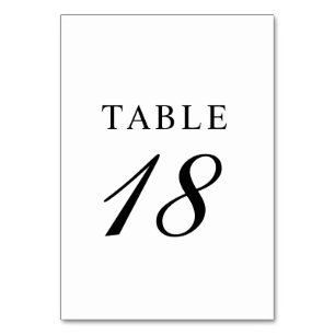 Elegant Black and White Calligraphy Wedding Kaart