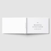 Elegant Black and White Classic Wedding Gastenboek (Volledig)