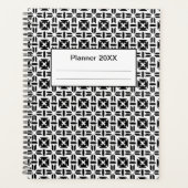 Elegant Black and White Geometric Pattern (Devant)