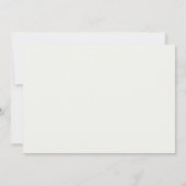 Elegant Black and White Monogram Wedding (Achterkant)