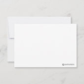 Elegant Black and White Reply Cards - RSVP (Achterkant)