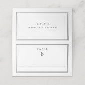 Elegant Black And White Wedding (Buitenkant ongevouwen)