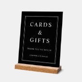 Elegant Black Cards And Gifts Wedding (Angle)