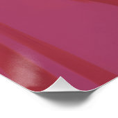 Elegant Black Cat in Pink Perfect Poster (Hoek)