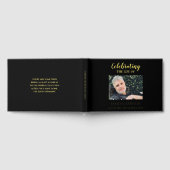 Elégant Black Celebration of Life Photo Memorial (Complet)