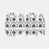 Elegant Black Damask  Favor Box Bedankdoosjes (Uitgevouwen)