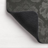 Elegant Black Damask Muismat (Hoek)