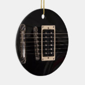 Elegant Black Electric Guitar Ornament (Rechts)