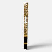 Elegant Black en Gold Glitter Case-Mate iPhone Case (Achterkant / Rechts)