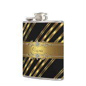 Elegant Black en Gold Heupfles (Links)